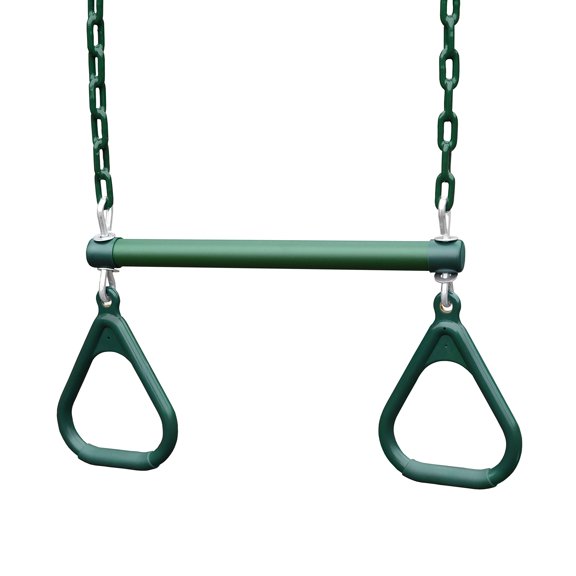 Set de columpios Gorilla Playsets 04-0006-G/G 18 trapecio con barra de trapecio, color verde