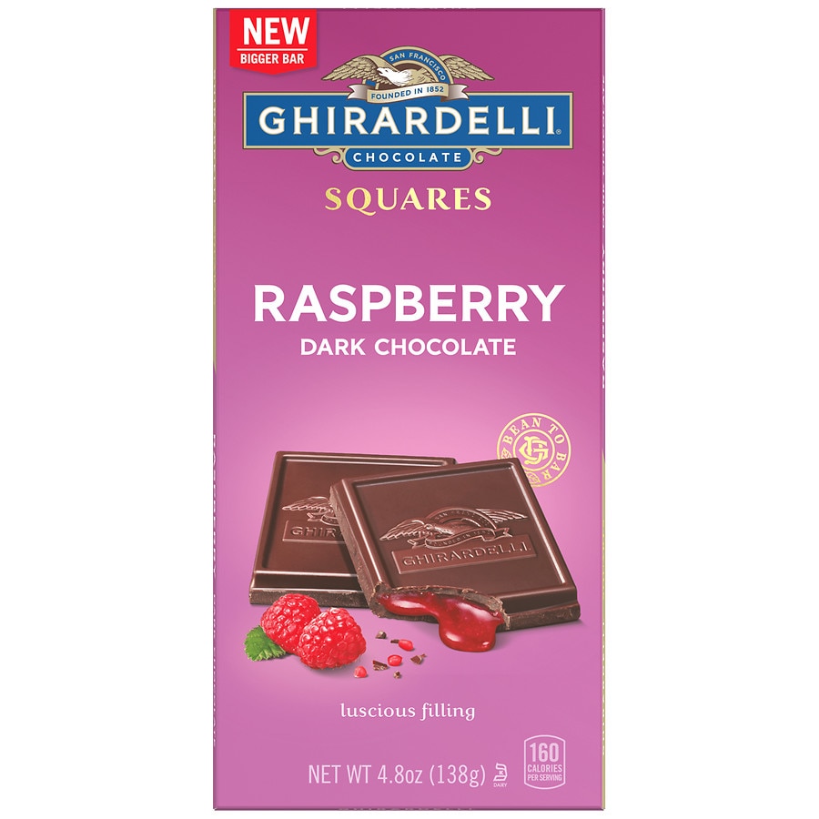 Ghirardelli Bar Dark Chocolate & Raspberry 4.8oz