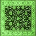 thumbnail image 1 of Ahgly Company Indoor Square Oriental Green Traditional Area Rugs, 7' Square, 1 of 4