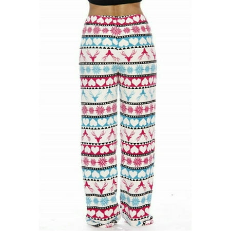 

Mens Christmas Lounge Pajama Pants Soft Animal Printed Sleeping Trousers