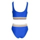 thumbnail image 4 of WILLBEST Traje de Baño con Curvas conjuntos de Bikini para Mujer Trajes de Baño deportivos de Dos Piezas de Cintura Alta Trajes de Baño de Corte Alto, 4 of 5