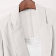 thumbnail image 4 of Pitauce Womens 3/4 Sleeve Lightweight Spring Summer Blazer Jackets Business Casual Jackets Loose Casual One Button Work Suit with Pockets, 4 of 8
