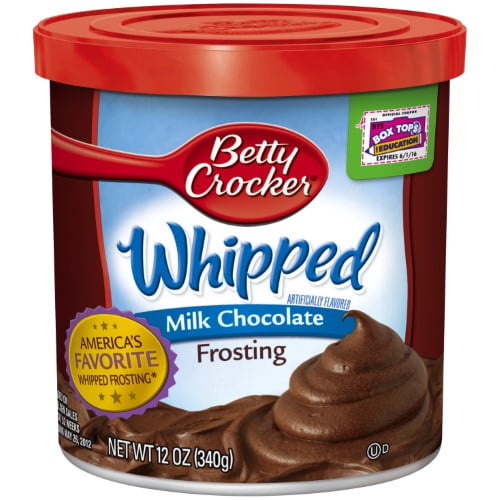 Betty Crocker Milk Chocolate Frosting 12oz (Pack of 16)