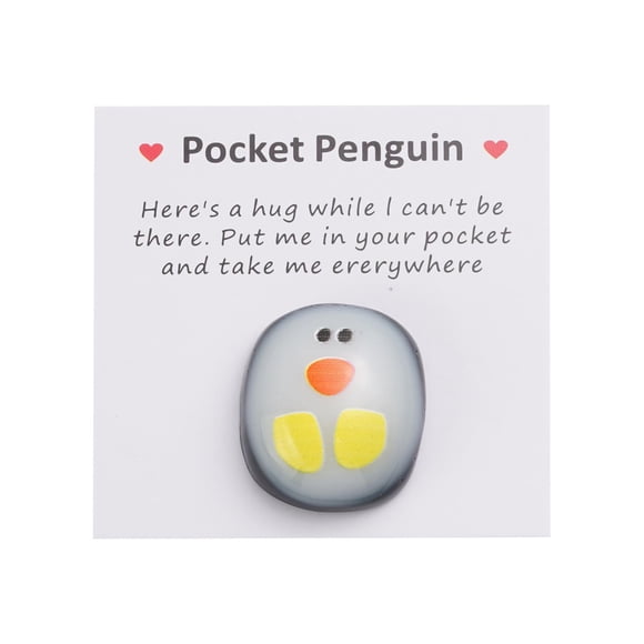 TsugaR un Petit Câlin Pingouin de Poche, Mini Câlin Pingouin de Poche Mignon Décoration Animale Spéciale Encouragement Anniversaire Mariage Fête Cadeau Saint-Valentin Décoration H2F6