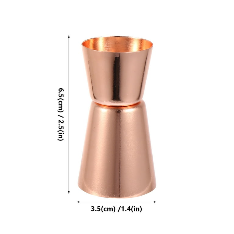 Stainless Steel Double Head Cocktail Jigger Professional Bartender Cocktail  Measuring Gadget Tool Cup