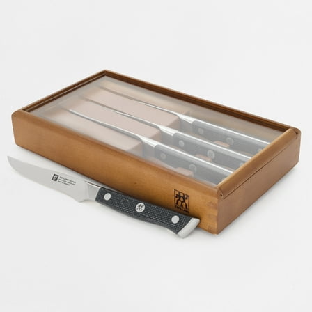 ZWILLING Spectrum 4-pc Steak Knife Set with Wood Presentation Box