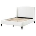 thumbnail image 5 of Mosby Upholstered Queen Wingback Bed Snow, 5 of 13