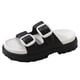 thumbnail image 2 of Sandalias Planas Playa Doble Hebilla Suela Gruesa Ajustable para Mujeres Y Hombres, 2 of 8