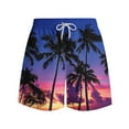 thumbnail image 4 of Teissuly Men's Summer Loose Beach Shorts Pocket Swimming Pants, 4 of 6