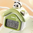 thumbnail image 6 of Yajisi Kids Alarm Clock Time Manager, Time to Wake Digital Clock for Kids with Night Light, Sleep Trainer & Timer, APP Remote Control, 1200mAh Built-in Battery, 5.0 inches / 12.7 cm, Green, 6 of 9
