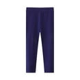 thumbnail image 4 of JUMEYU Pants for Baby Girl Girls Flared Leggings Kids Yoga Dance Stretchy Bootcut Pants Teens Elastic V Waist Wide Leg Bell Bottoms 3T (Dark Purple,3 Years), 4 of 4