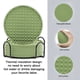 thumbnail image 5 of Posavasos de goma para protección de escritorio con soporte, antideslizante y resistente al calor, 5 of 6
