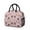 Black-166, variant on Boho Insulated Lunch Bag for Women - Thermal Lunch Box with Reinforced Handles, Leakproof & Stylish, Vibrant Palm Leaf & Exotic Floral Print