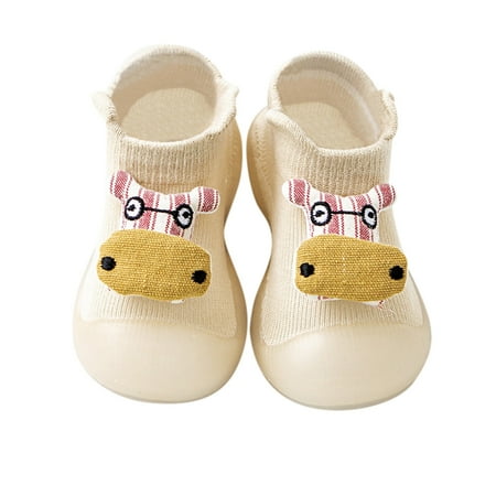 

Toddler Kids Baby Boys Girls Shoes Cute Cartoon Animals Soft Soles First Walkers Antislip Shoes Prewalker Sneaker