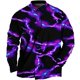 thumbnail image 3 of Camisas de hombre con estampado 3D de relámpagos, moda 2024, camisas de un solo pecho, camisetas de manga larga con estampado de rayas, ropa de hombre de gran tamaño, 3 of 5