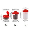 thumbnail image 3 of Condiment Bottles Moisture Proof,Salt And Pepper Shakers Clear Plastic BPA-free Containers, 3 of 9