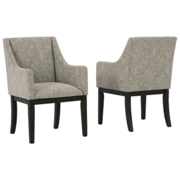 Signature Design by Ashley Burkhaus Traditional Dining Upholstered Arm
