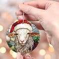 thumbnail image 4 of Goat Christmas Ornaments, Goat Ornament, Goat Christmas Décor, Goat Xmas Decorations Z9Qkvi, 4 of 5
