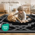thumbnail image 4 of ODIKA Graphic Gothic Streetwear Bold Anime Dorm Guys Men Skull Beast Refined for Dining Room, Basement, Large Office, Non-Slip Chair-Friendly, 4 of 7