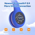 thumbnail image 4 of Auriculares Bluetooth EarFun K2 Kids con límite de volumen azules, 4 of 7