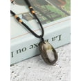 thumbnail image 4 of PULLIMORE Natural Labradorite Crystal Pendant Necklace Hand Rope Woven Healing Chakra Stone Necklace, 4 of 7