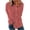Watermelon Red, variant on YYDGH Sweatshirts For Women Fall Fashion Casual Crewneck Long Sleeve Pullover Solid Color Side Split Thin Blouses Beige S
