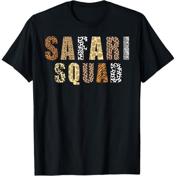 Safari Art For Men Women Zoologist African Print Zoo Safari T-Shirt