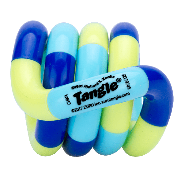Zuru Tangle Classic Purple Green Orange Yellow Twist Shape Fidget Brain Tools 