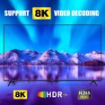thumbnail image 4 of YUANOU H96 Max M1 Android 13 Boîtier TV Intelligent RK3528 4G+64G 8K HD WiFi Lecteur Multimédia Intelligent (4G+64G), 4 of 7