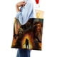 thumbnail image 4 of The Northman Bolso de tela con estampado de lienzo para mujer, bolsa de compras reutilizable y estética, con cremallera interior, regalo para mujer, 35 × 40 cm., 4 of 6