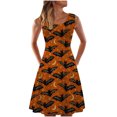 thumbnail image 1 of Vestidos Para Mujer Casual Sin Mangas Tanque Cuello Redondo Estampado Vestido Para Fiesta Odeerbi ODB145509, 1 of 5