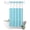 Turquoise Blue, variant on No Hook Shower Curtain, Purple Stripe Shower Curtains for Bathroom with See Through Top Window, Farmhouse Modern Minimalist Geometric Waterproof & Washable Bath Curtain Extra Long 72"x84"