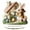 N, variant on ZMKIAG 3D Easter Bunny Acrylic Village Building - Easter Decorations Indoor Resin Gingerbread Houses Decor - Farmhouse Xmas Easter Party Holiday Decorations Centerpiece for Tiered Tray