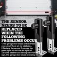 thumbnail image 4 of Kit de sensor para puerta de garaje XDTIME GSTB-R STB-BL compatible con Genie, 4 of 8