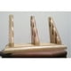 thumbnail image 2 of Tarjetero de madera para mostrador con 12 bolsillos, roble mediano Wooden Mallet BCC4-12MO, 2 of 2
