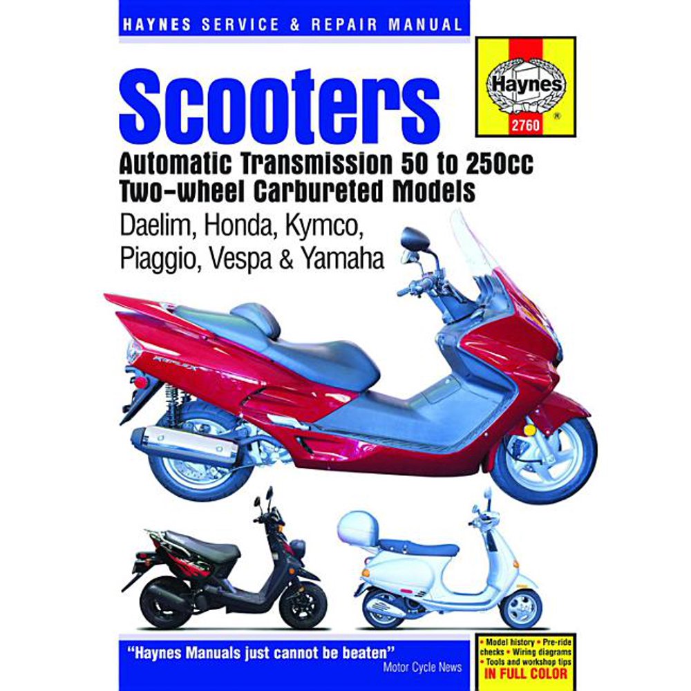 Haynes Service & Repair Manual: Scooters Service and Repair Manual