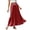 Red, variant on Maxi Skirt Women's Satin Maxi Skirt High Waist Elegant Tie Waist Solid Color A Line Long Skirt Ankle Length Black XXL