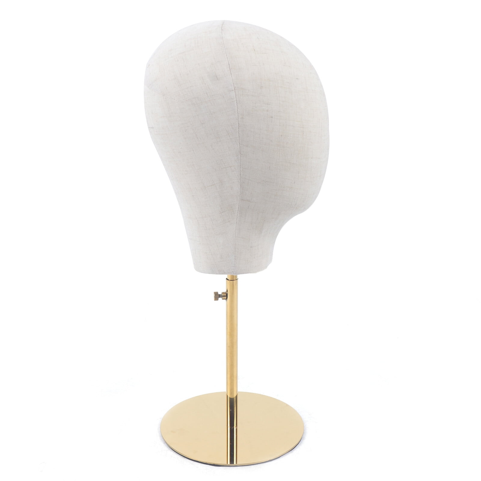Fit For Wig Making Hat Display with Adjustable 45-65cm Stand Holder Metal Mannequin Head