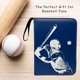 thumbnail image 2 of Álbum para cartas de béisbol Rucher, 50 fundas, capacidad para 900 cartas, azul, 2 of 7