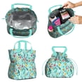 thumbnail image 2 of Pioneer Flower Floral Print Pattern Drawstring Lunch Bag Women - Drawstring Lunch Bag Insulated for Work Office - Stain-Resistant Large Lunchbags for Women with Multi-Pockets, 2 of 6