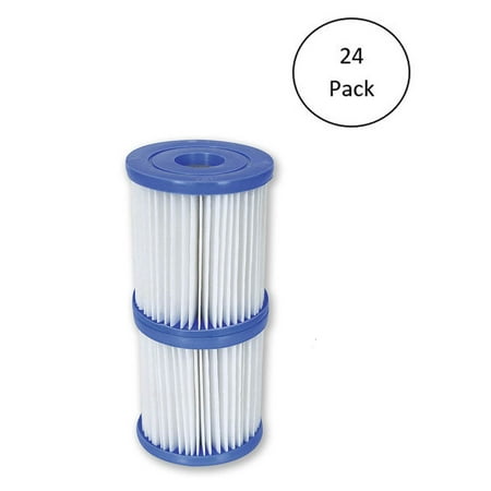 Bestway Flowclear Type V/Type K 330 GPH Replacement Filter Cartridge (24 (Best Way To Clean 78 Records)
