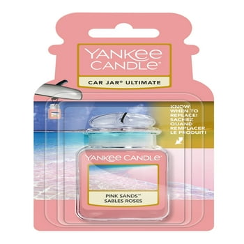 Yankee Candle Car Jar Ultimate Pink Sands Scent Hanging Air Freshener