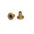 thumbnail image 2 of 100pcs M2x3.5mm Unique Bargains latón plateado metal ojales huecos remaches oro tono, 2 of 3
