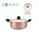 thumbnail image 3 of HUDSON BEST KITCHENWARE | Cacerola Con Revestimiento Triple Antiadherente Y Tapa De Vidrio Con Valvula De Vapor, 20 Cm Color Cobre, 3 of 5