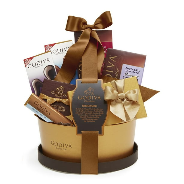 Godiva Chocolatier Assorted Chocolate Signature Gift Basket, Classic
