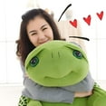 thumbnail image 6 of BESTSKY Plush Turtle Stuffed Animal Toys Big Eyes Sea Turtle Tummy Hugging Gift for Kids, 6 of 7