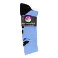 thumbnail image 2 of Swimmer Logo Athletic Crew Socks (Columbia Blue/Black, Medium), 2 of 2