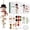 C, variant on Crochet Christmas Spiral Ornaments DIY Kit,Beginner Friendly Christmas Spiral Tree Decor Craft Set with Soft Yarn, Snowflake Beads, Festive Holiday Gift for Adults