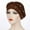 Coffee, variant on Herrnalise Women Beading Braid India Hat Muslim Ruffle Chemo Beanie Turban Wrap Cap