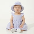 thumbnail image 6 of Sperry Seersucker Woven Dress with Panty and Sun Hat (Baby Girls), 3 Piece Set, Sizes 3M-24M, 6 of 8